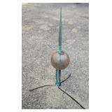 Antique Lightning Rod w/ Glass Ball