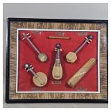 CHINESE MUSICAL INSTRUMENTS SHADOW BOX