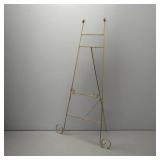 Large Painted Iron Art Easel 60 Inches Tall ,