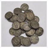 SILVER WAR TIME NICKELS $2 FACE VALUE