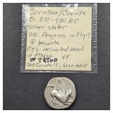 510-480 BC SILVER STATER CORTHINA PEGASUS IN