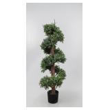 BOXWOOD SPIRAL TOPIARY TREE 45' TALL
