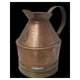 Laege French Copper & Brass Pitcher Serving Jug
