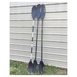 3 KAYAK OARS BOAT PADDLES 2 BY NO-LIMITS PROPEL