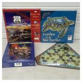 4 New Sealed Puzzles Route 66 & Garden of Sea