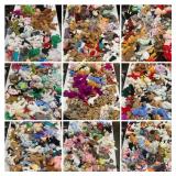 1200 + MASSIVE LOT BEANIE BABIES, All New Old