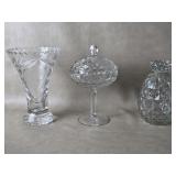Vintage Crystal Covered Glass Pineapple Shaped