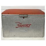 Vintage Aluminum SQUIRT Soda Cooler Cronstroms