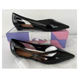 New in Box Reitoye Black Patent Ballet Flats Sz 7