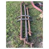 3 AUTOMOTIVE AXLES W/ 2 SPRINGS
