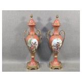 Pair of 30's Decorator Urns