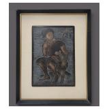 Hand Carved Slate by Gisele Buxton 'Childs First