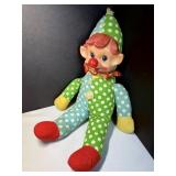 Vintage Knickerbocker Clown Elf Doll, Musical,