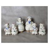 Vtg. Shawnee Pottery salt and pepper shakers