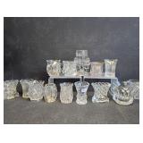Antique & Vintage Cut Glass Toothpick Holders ,