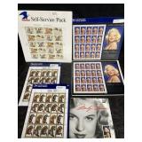 U.S. POSTAGE STAMPS NOS STILL IN PLASTIC MARILYN