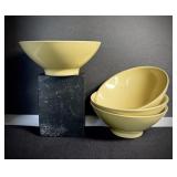 MCM Bowls, 3303 Boonton USA Set of 4, Vintage
