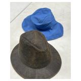 INDIANA JONES FAUX LEATHER HAT W/ SCALA