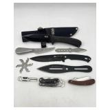 THROWING KNIVES, SOG FIXED BLADE KNIFE,