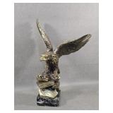 Italian Eagle Sculpture on Marble Base