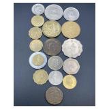 GROUP OF FOREIGN COINS