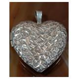 Heart Locket Marked 925, 2.7g