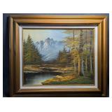 Original Landscape Painting Signed R. Thomas