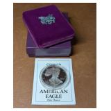 1990 Silver Eagle - San Francisco - Proof