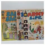 HARVEY COMICS SAD SACK'S ARMY LIFE, AND THE SARG
