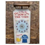 Vtg Pabst Blue Ribbon Clock Advertising