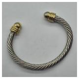 925 SILVER CLASSIC CABLE BRACELET 51.1gJEWELER