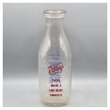 FRANK PILLEYS & SONS 1 QUART MILK BOTTLE