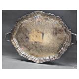 Vtg Reed & Barton Silver-Plate Platter Winthrop