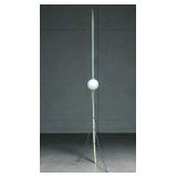 Antique Lightning Rod w/ Lavender Purple Milk