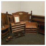 Large Lot of Furniture w/ Shelves & Lamps