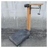 Restored Antique Howe Platform Scale