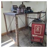 Welding Setup w/ Forney FS225, Table, & Masks