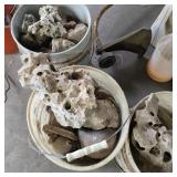 Buckets of Unusual Rocks