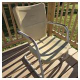 Retro Yellow Patio Chair
