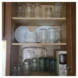 Contents of Cabinet w/ Jars