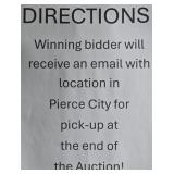 PLEASE READ - PICK-UP NOTICE