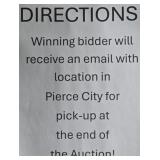 PLEASE READ - PICK-UP NOTICE