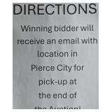 PLEASE READ - PICK-UP NOTICE