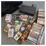 Sci-Fi / Iconic DVDs & VHS w/ Player & TV
