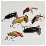 Red Arbogast Jitterbugs & Heddon Fishing Lures