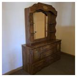 Lehigh Particle Board Dresser w/ Mirror
