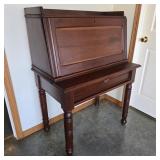 Antique Walnut Drop Front Desk