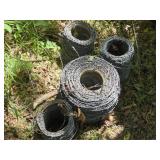 Full Roll of Gaucho Barbed Wire & 3 Partials