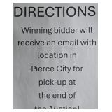 PLEASE READ - PICK-UP NOTICE