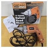 Chicago Electric 14 Gauge Swivel Head Shear